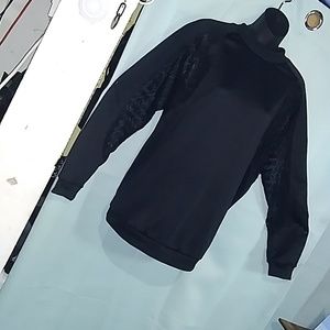 ADIDAS 🖤 BLACK SWEATER LONG SLEEVES SLEEVE ARE TRANSPARENT
